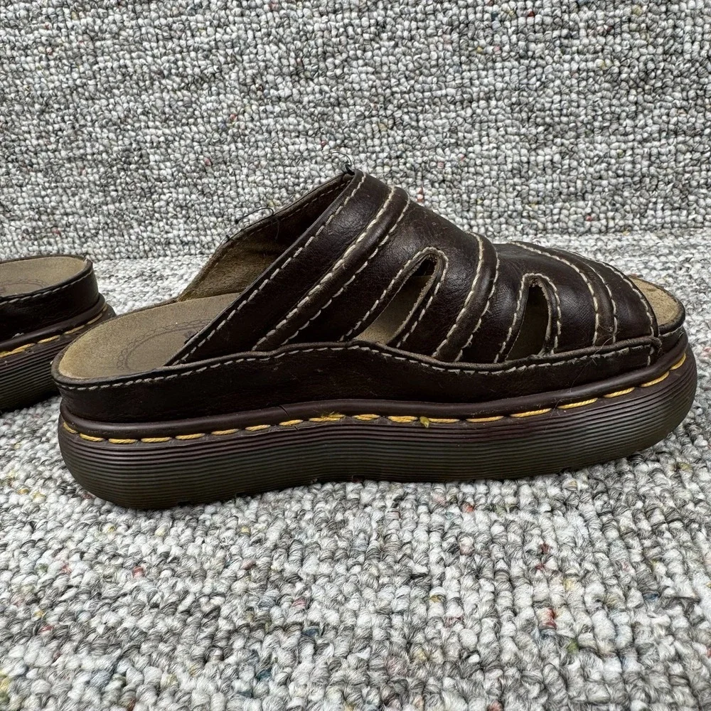 Vintage Dr. Martens Sandals Mens Size 6 Chunky England Y2K 8582 Brown